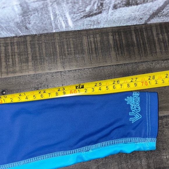 UV Skinz vibrant blue one-piece long sleeve swimsuit SZM - Picture 11 of 11